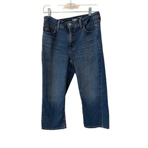 Lee Regular Fit Capri Jeans Size 12 Stretch Denim‎
